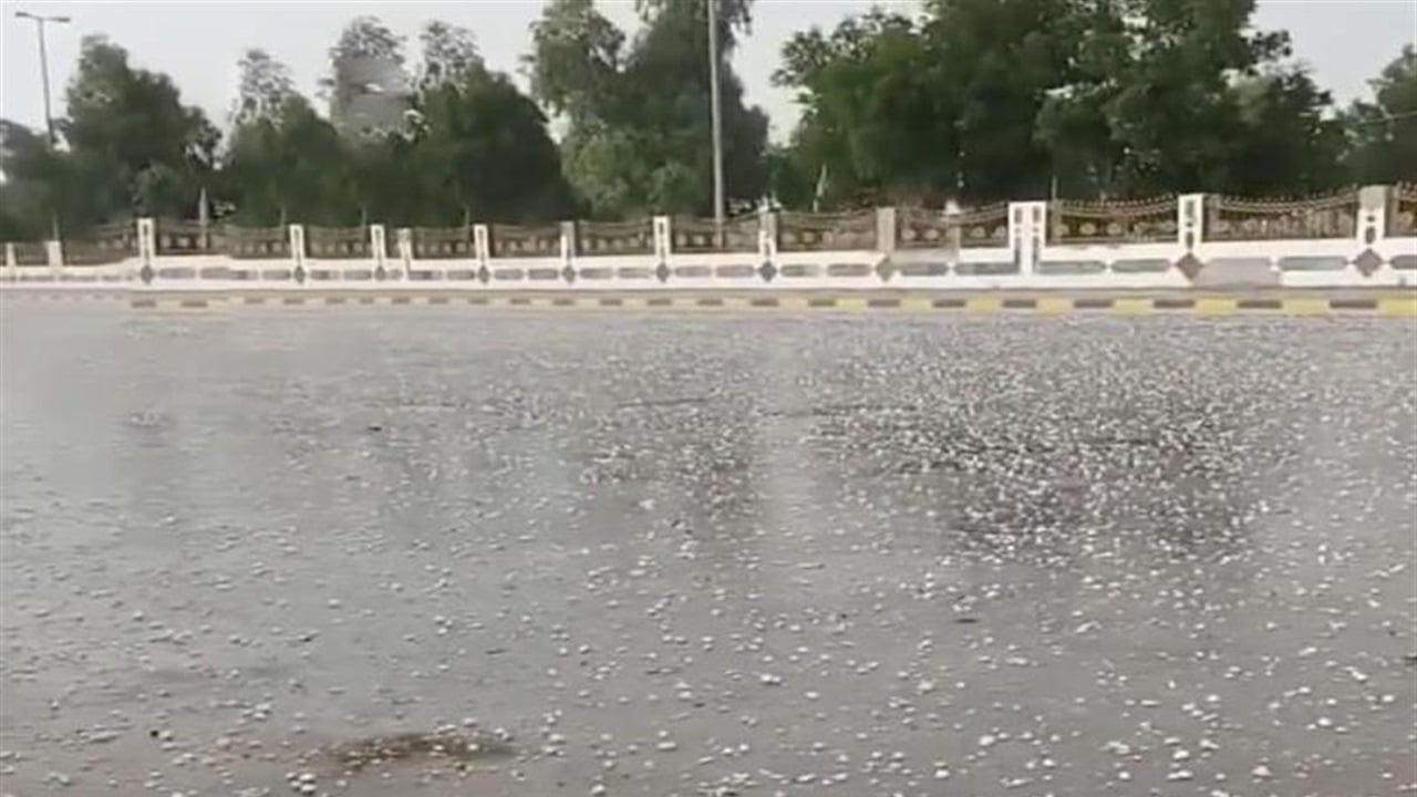 أمطار وحالوب في هذه المناطق بالعراق