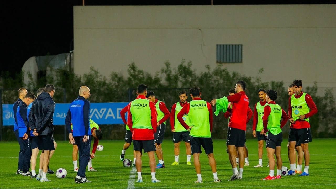 الأسود يستعدون للمعركة.. تفاصيل كاملة عن مواجهة العراق والإمارات