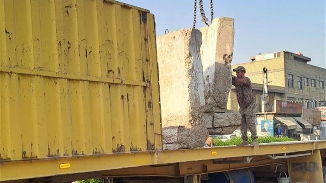 السفارة البابوية تودع الكتل الكونكريتية.. فتح طريق مهم وسط بغداد