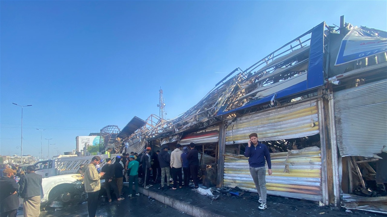 الصباح يكشف أهوال نيران الليل.. عدسة السومرية ترصد آثار حريق الطالبية والخسائر &quot;مئات الملايين&quot; (صور)