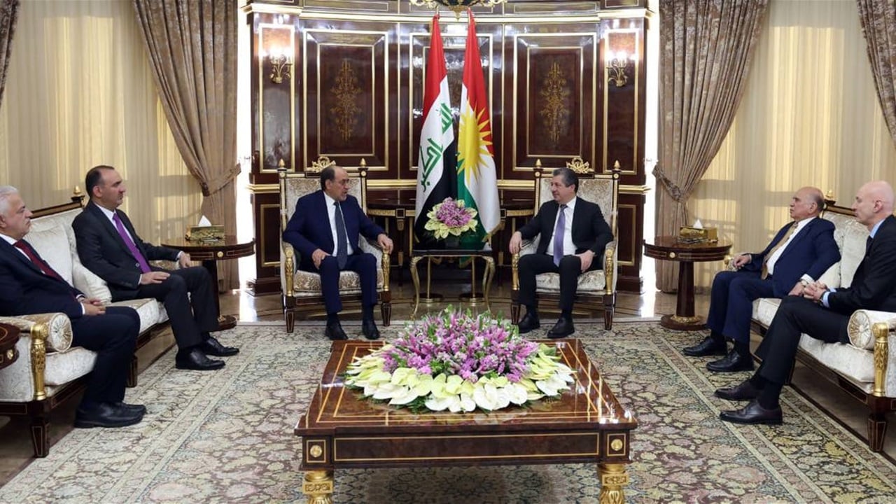 المالكي ورئيس اقليم كردستان يبحثان ملف الحكومة الجديدة ويشددان على حل المشكلات العالقة