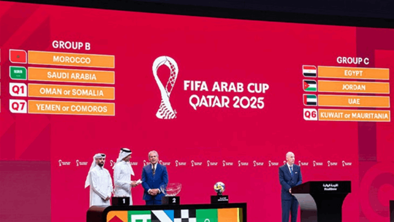 مواعيد مباريات الدور الفاصل المؤهل لكأس العرب 2025