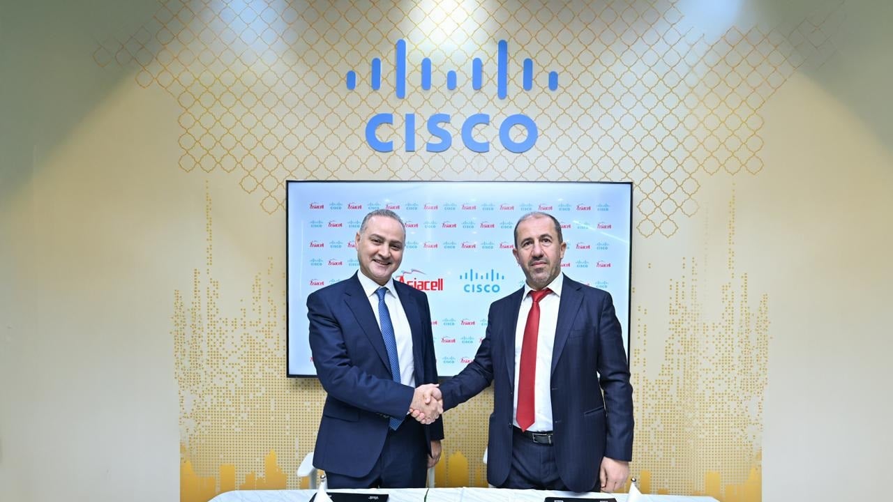آسياسيل تتعاون مع سيسكو لتقديم ضمان شبكي مدعوم بالذكاء الاصطناعي وتعزيز موثوقية الاتصال في شبكتها بالعراق