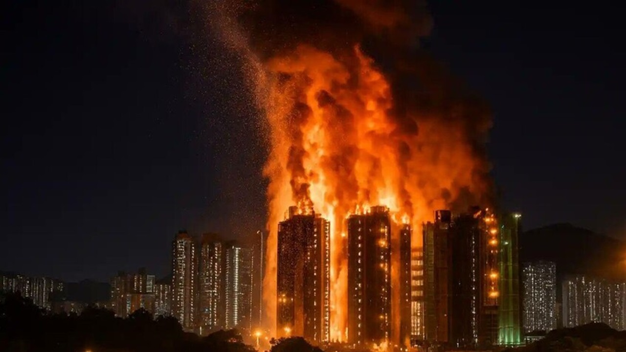 ارتفاع حصيلة ضحايا الحريق الهائل في هونغ كونغ