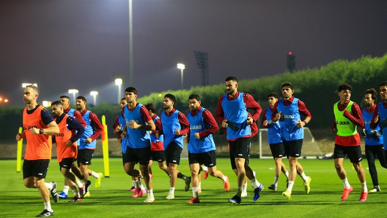 بالصور من الدوحة.. هكذا يستعد أسود الرافدين لكأس العرب