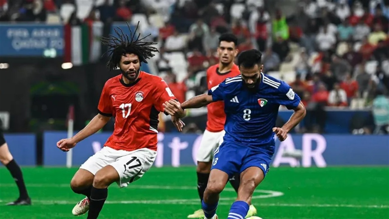 التعادل يحسم مواجهة مصر والكويت في كأس العرب