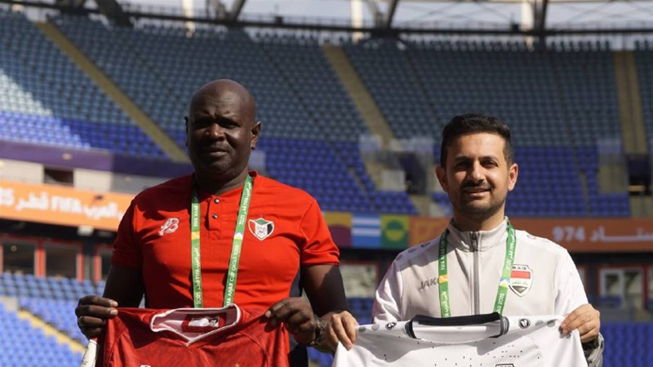 منتخب العراق يرتدي الأبيض غدا أمام السودان في بطولة كأس العرب