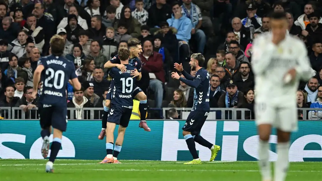 سيلتا فيجو يهزم ريال مدريد ويقدم خدمة لبرشلونة