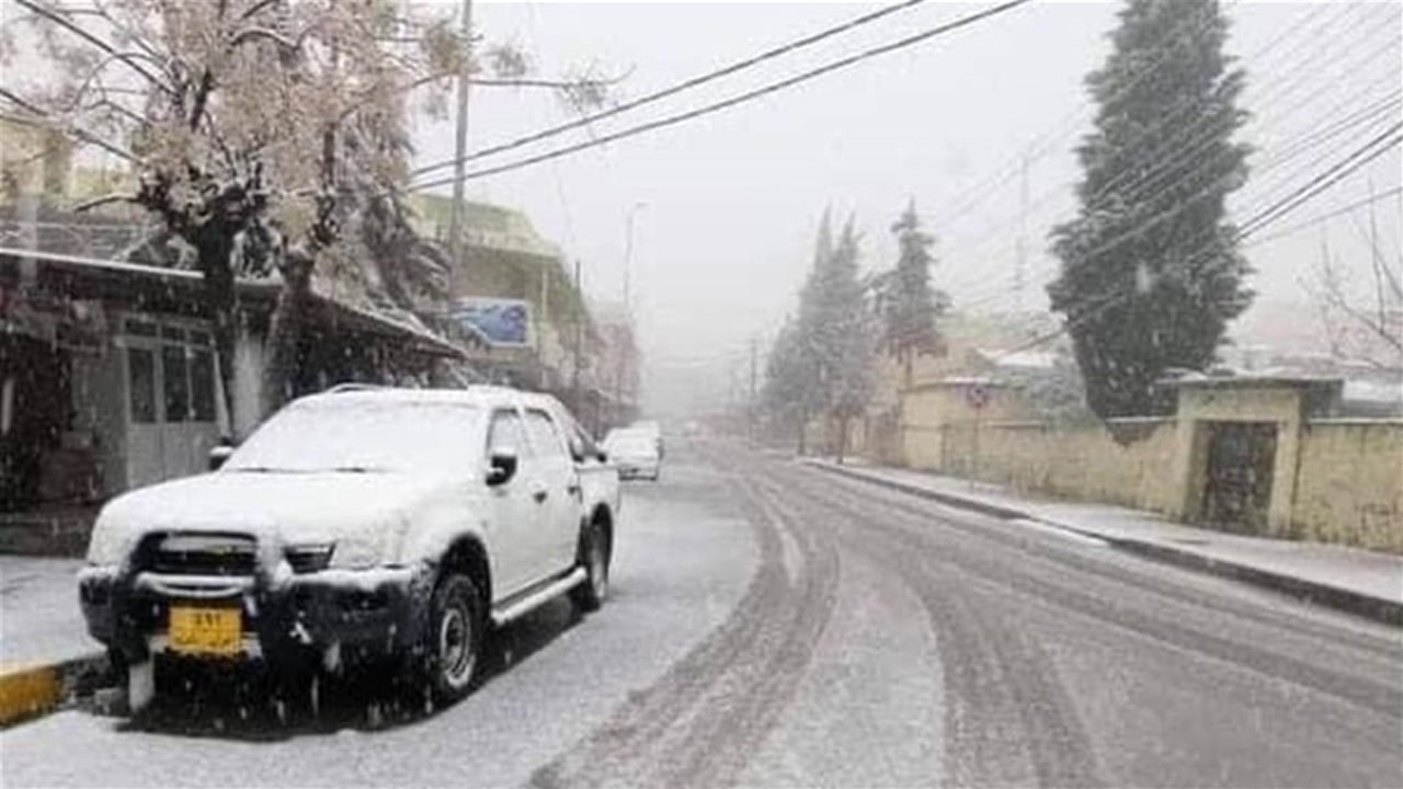 كثافة الثلوج تحوّل منطقة حاج عمران الى لوحة فنية (فيديو)