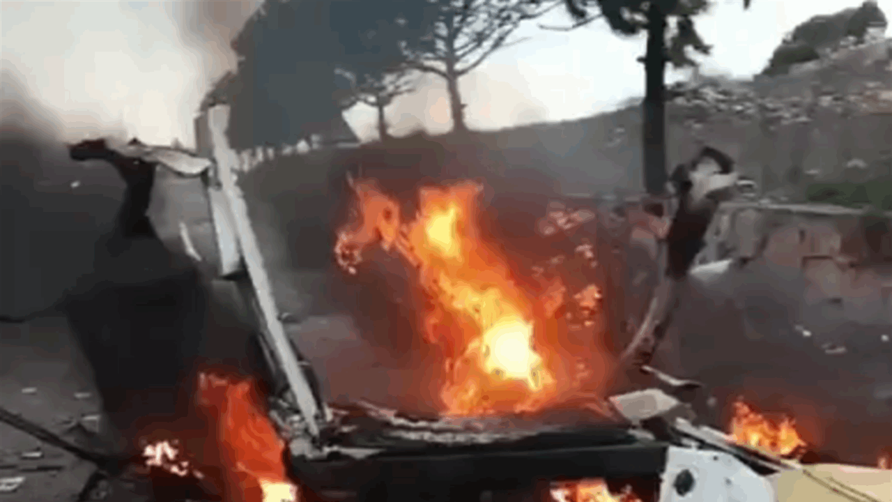 غارة إسرائيلية تستهدف سيارة بمحيط بلدة العديسة جنوب لبنان