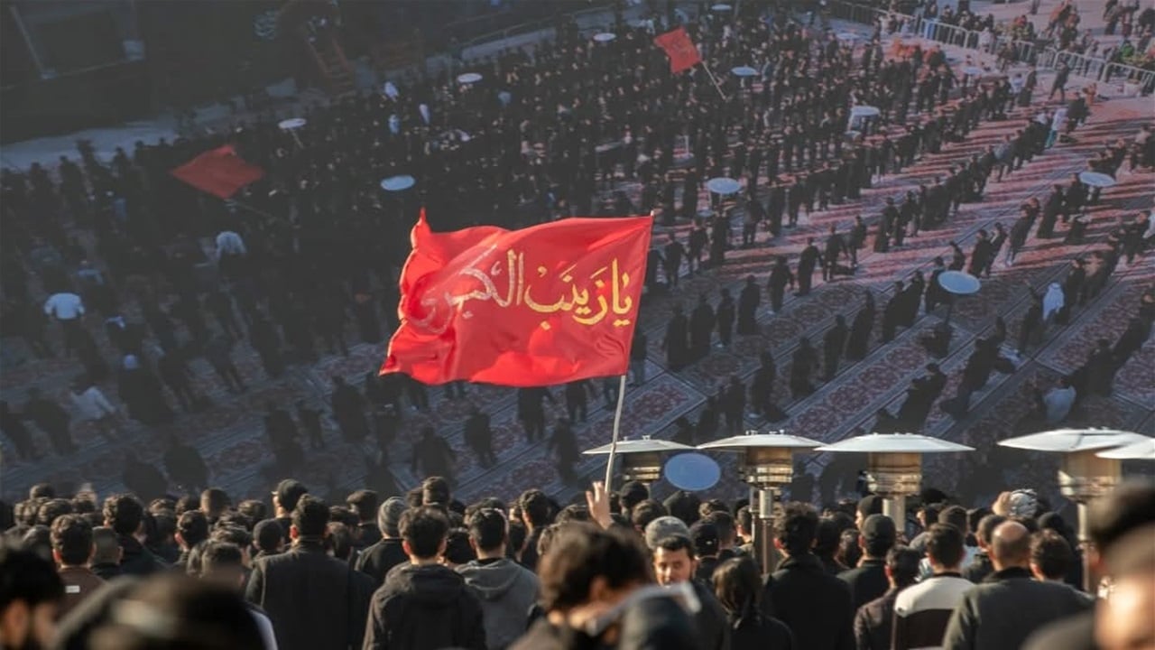 مشاهد من إحياء ذكرى وفاة السيدة زينب في مرقد الإمام العباس (ع)