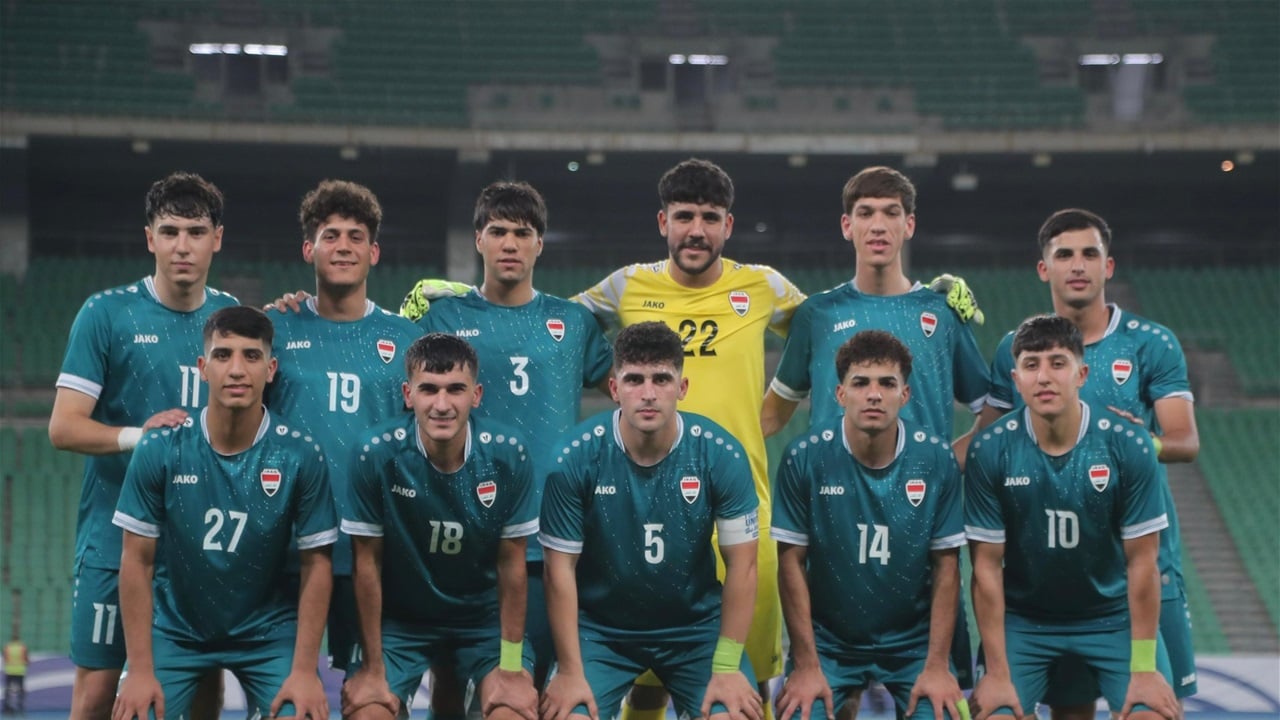 الأولمبي العراقي يستعد لمواجهة الصين بكأس آسيا (صور)