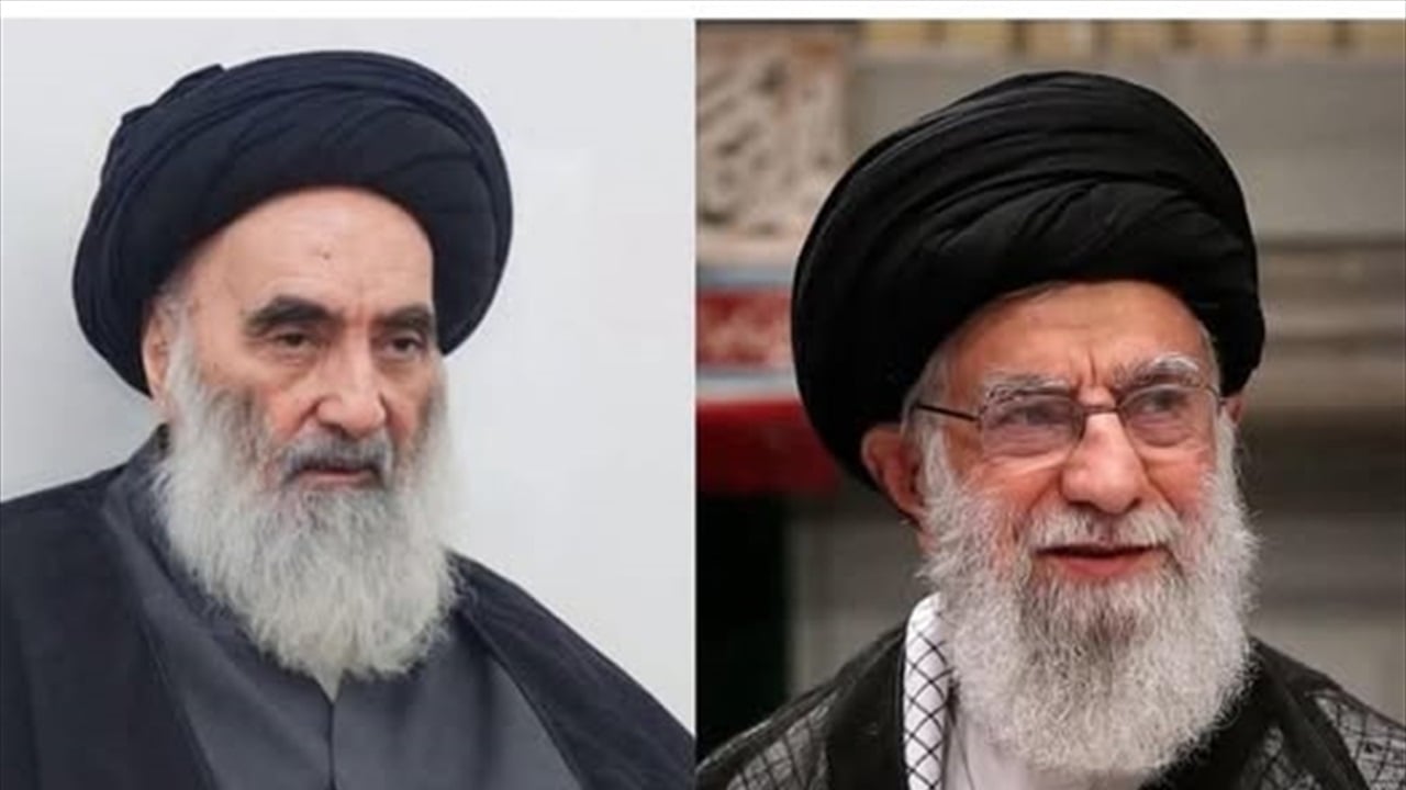 السيد الخامنئي يوجه رسالة الى السيد السيستاني