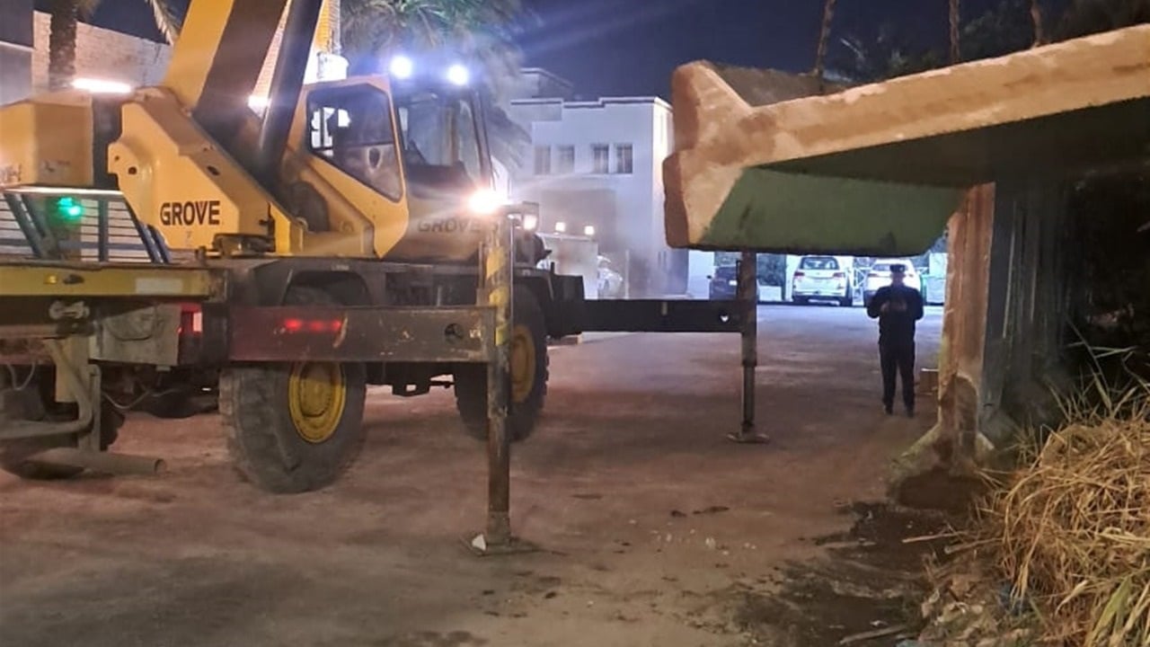 بغداد.. رفع "الكتل الكونكريتية" المحيطة بمبنى الصابئة المندائية