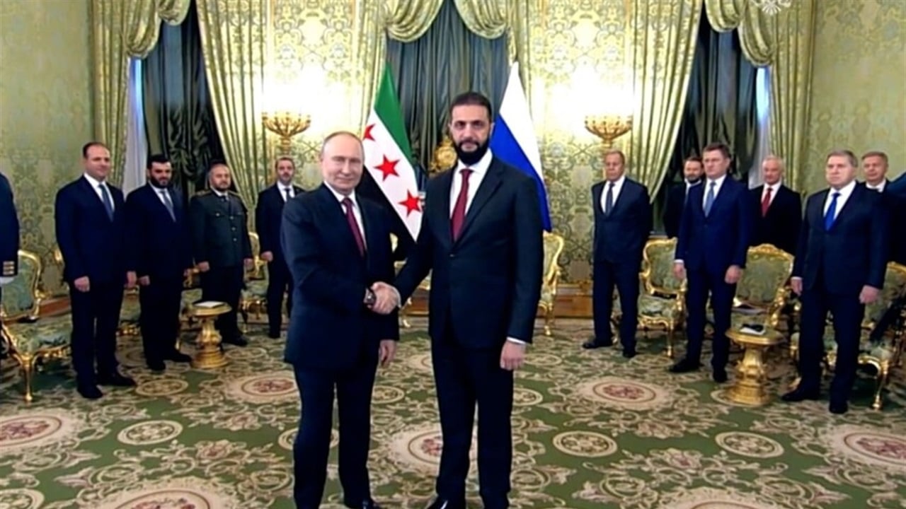 دمشق.. الشرع يزور موسكو الأربعاء للاجتماع مع بوتين