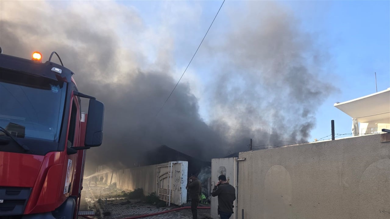 حريق داخل "حسينية" في بغداد