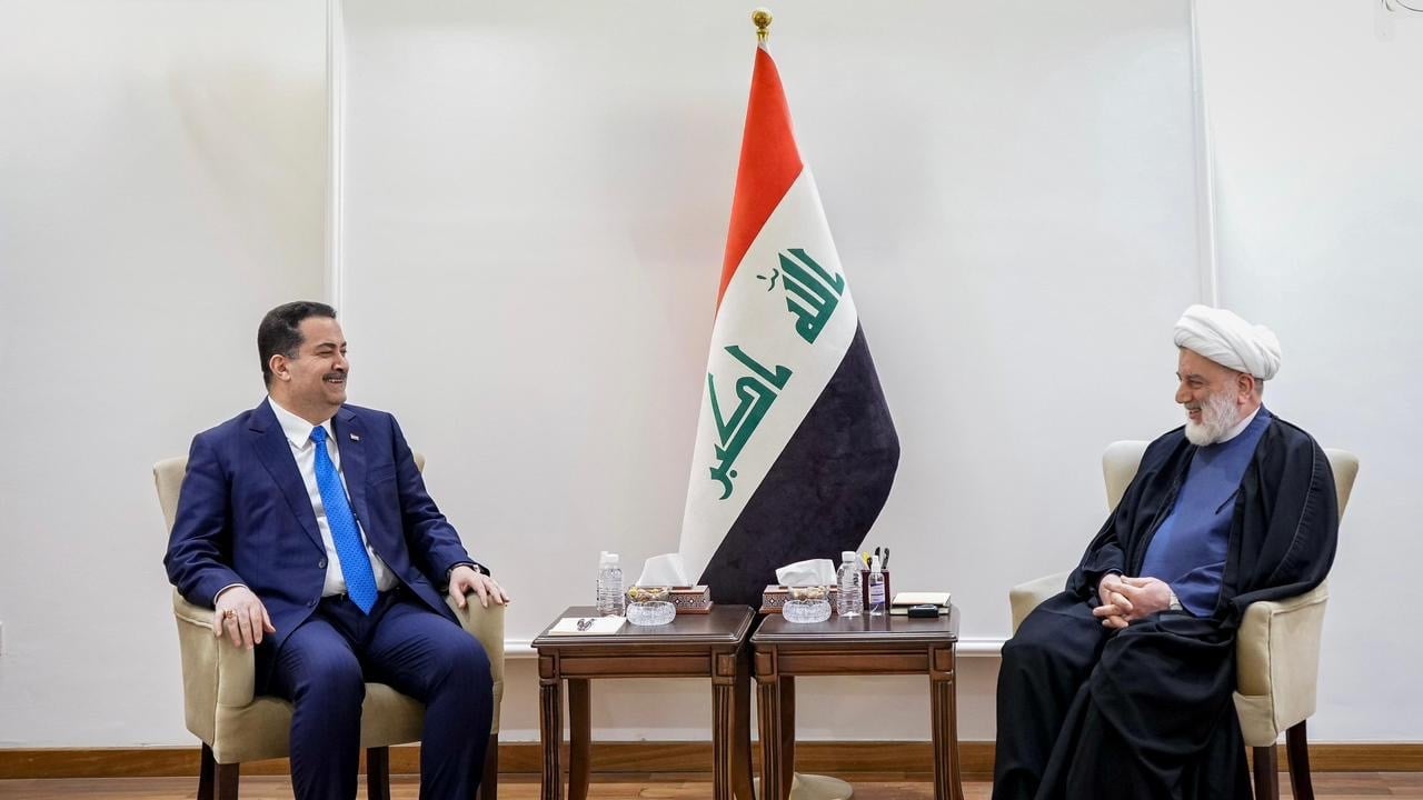 السوداني والشيخ حمودي يناقشان الجهود السياسية لحسم الاستحقاقات الدستورية