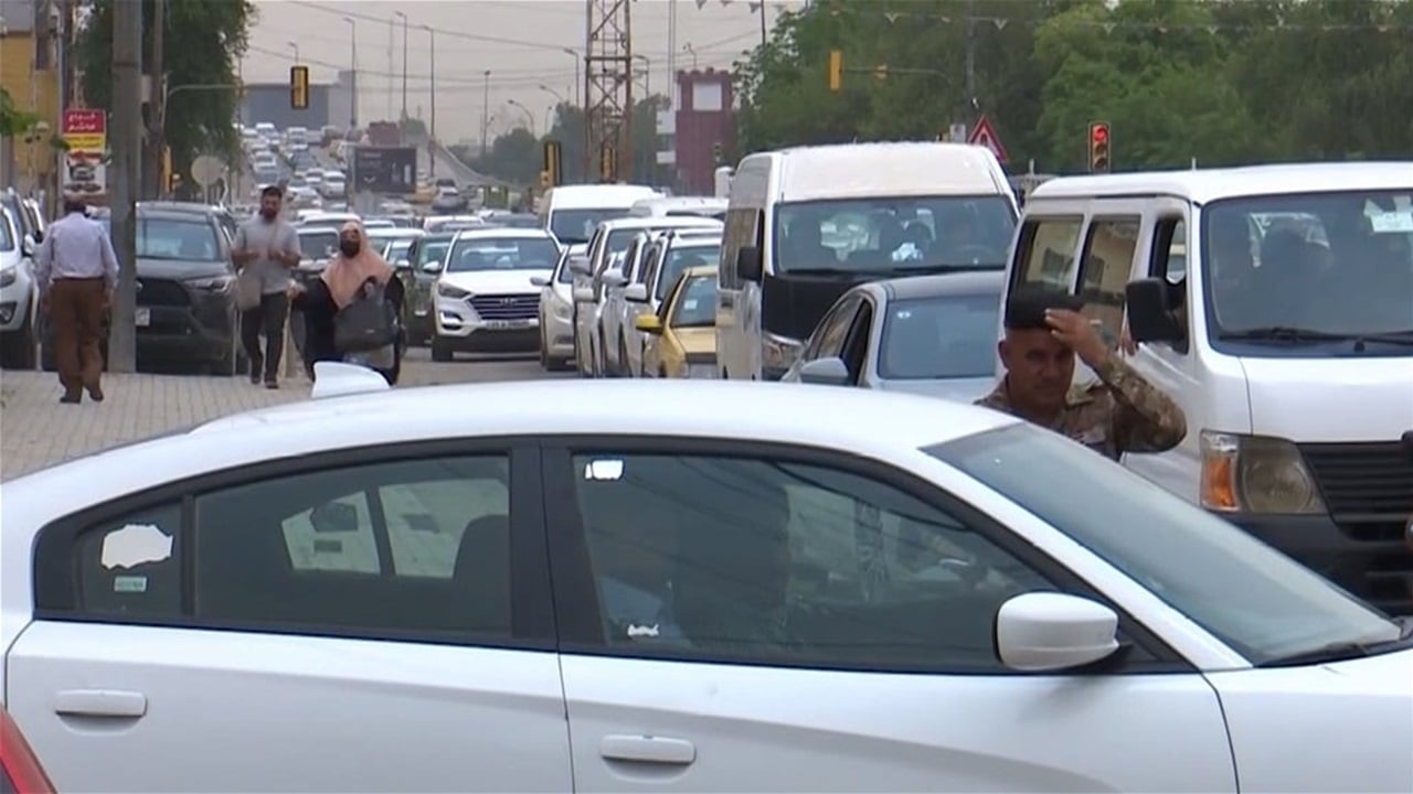 شلل اغلب شوارع بغداد