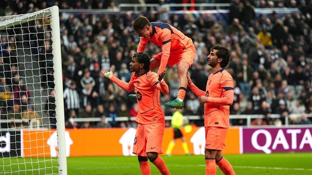 هدف قاتل ينقذ برشلونة أمام نيوكاسل