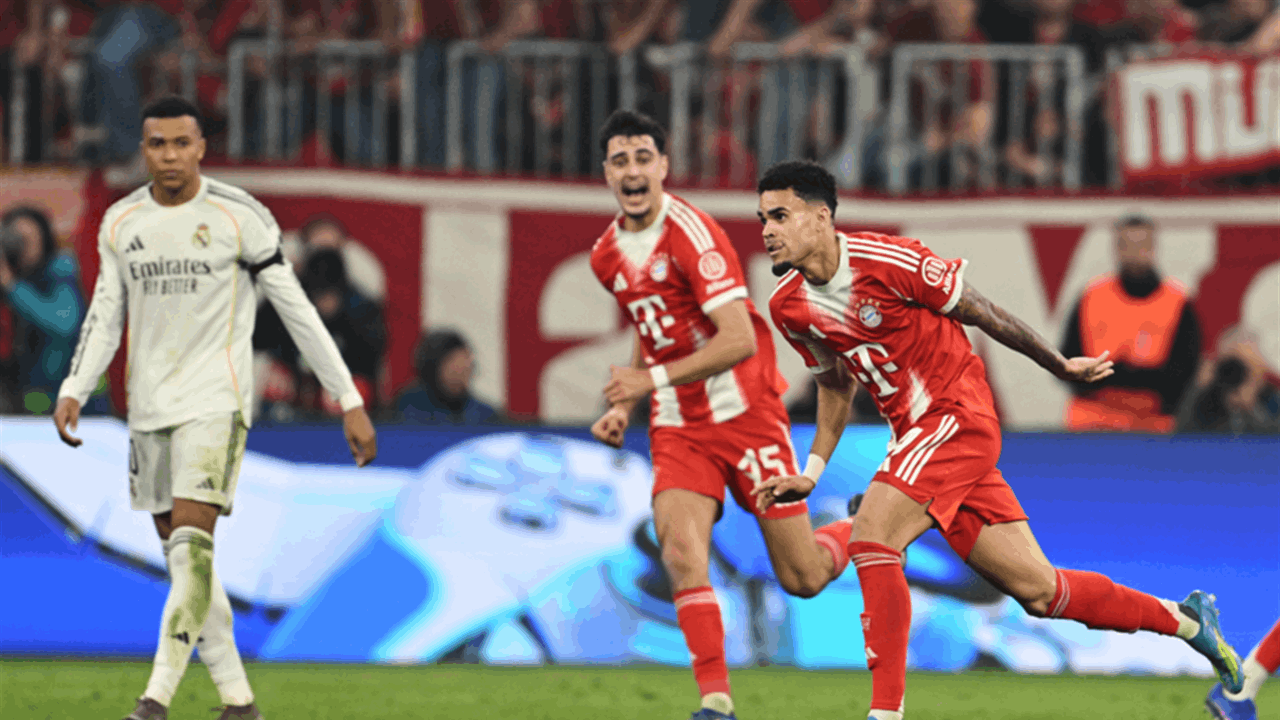 بايرن ميونخ يهزم ريال مدريد ويتأهل لنصف نهائي أبطال أوروبا