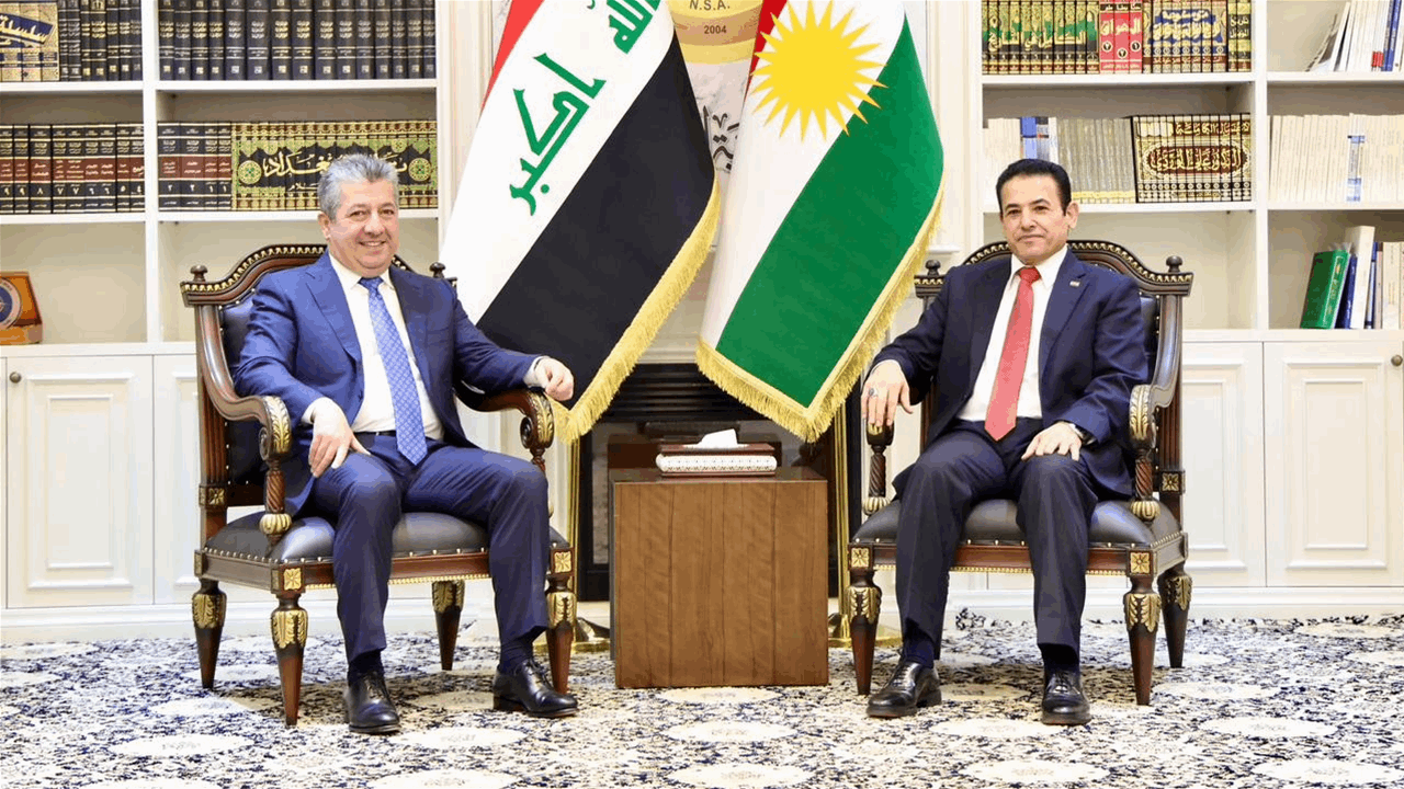 الأعرجي يستقبل بارزاني في بغداد: قوة العراق في قوة كردستان والعكس صحيح