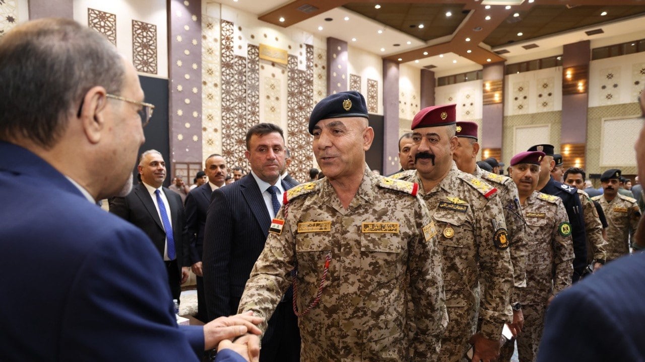 المالكي يستقبل المهنئين بعيد الأضحى المبارك في مسجد الأبرار