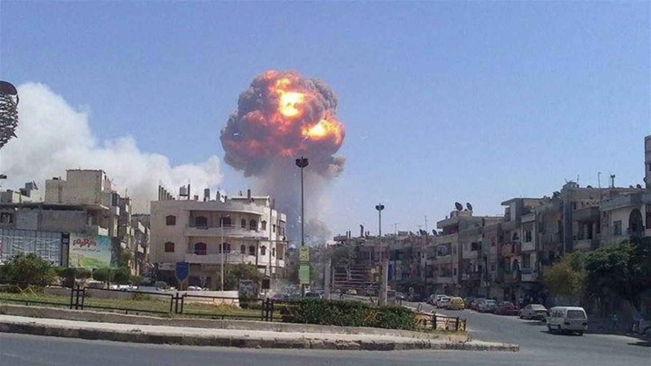 انفجار في مدينة حمص السورية