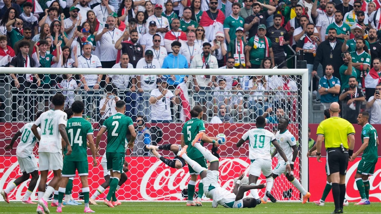 العراق يخسر من السنغال بخماسية ويودع كأس العالم