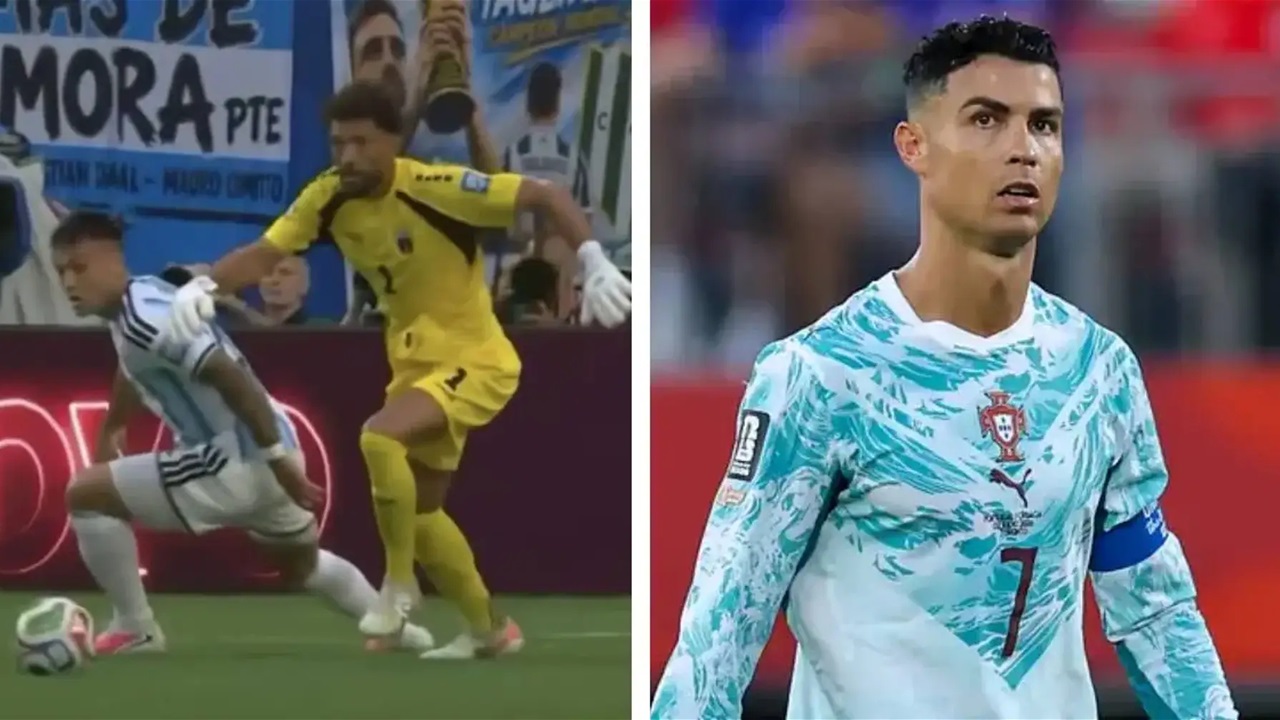 Yeşil Burun Adalı kalecinin dribling sayısı Ronaldo'yu geçti.