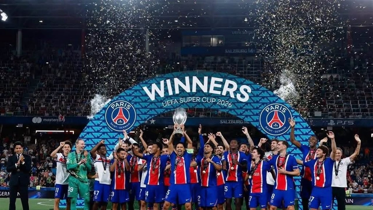 Paris Saint-Germain, Aston Villa'yı 2-1 yenerek Avrupa Süper Kupanı'nı