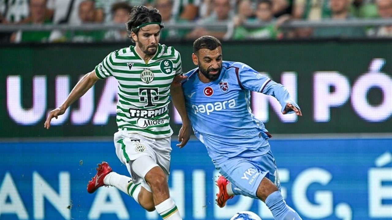 Trabzonspor, Avrupa Ligi play-off turunda Ferencváros'a 4-0 yenildi