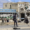 انفجار شاحنة ملغومة يخلف عشرات القتلى والجرحى في الصومال 
