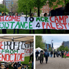 بعد الجامعات الامريكية.. الطلبة البريطانيون يحتجون على حرب غزة (فيديو)