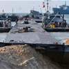 الجيش الأمريكي: الانواء الجوية تعلق العمل بميناء غزة العائم