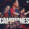 قبيل كلاسيكو الرجال.. سيدات برشلونة يتوجن بالدوري الإسباني