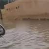 غرق شوارع ديالي بسبب موجة الامطار الاخيرة