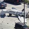 تحطم طائرة في موقف سيارات جنوبي كاليفورنيا