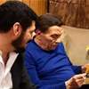 "بحبك يا زعيم".. أحدث صورة لعادل امام مع باسم سمرة 