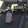 المرور تقطع نفق الزيتون في بغداد
