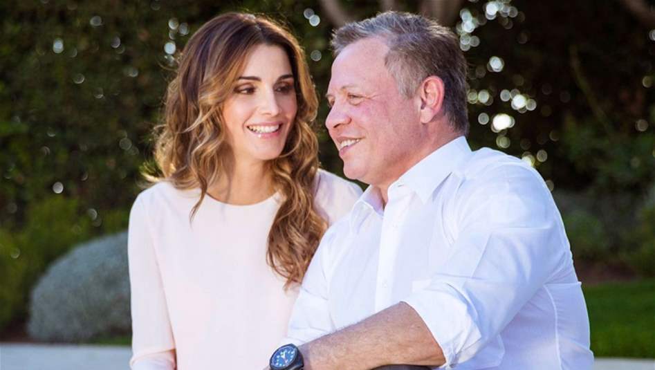 الملكة رانيا تهنئ الملك عبد الله بيوم ميلاده: ممتنة لكل يوم معك (صورة)