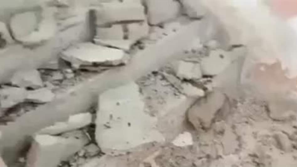 انهيار سلم وجدران مدرسة في ميسان (فيديو)