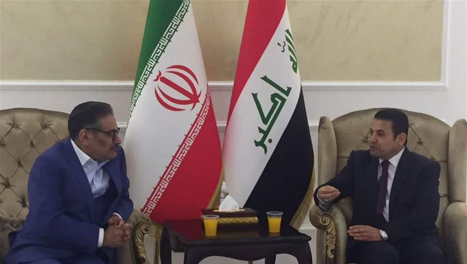 لبحث هذه الملفات.. وفد أمني إيراني برئاسة شمخاني يصل بغداد 
