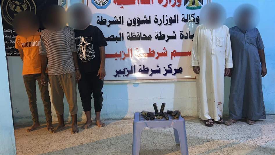 تبادلوا إطلاق النار مع الشرطة.. الإطاحة بمطلوبين للعدالة في البصرة