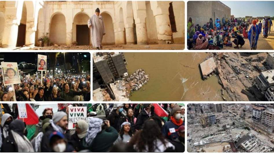 حصاد 2023.. أبرز الاحداث التي شهدتها منطقة الشرق الأوسط وشمال أفريقيا 