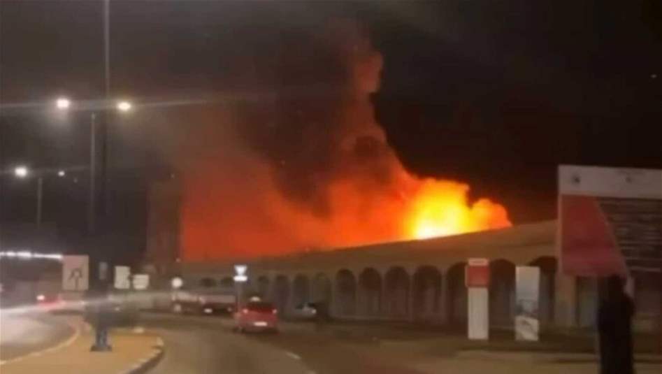 حريق يلتهم خيام مهاجرين في المغرب