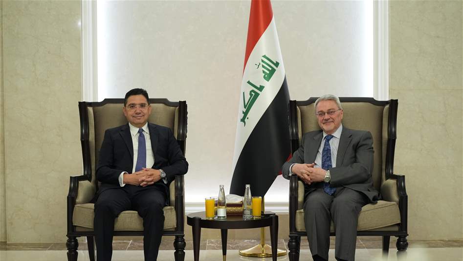 وزير الشؤون الخارجية والتعاون الأفريقي في المملكة المغربية يصل بغداد