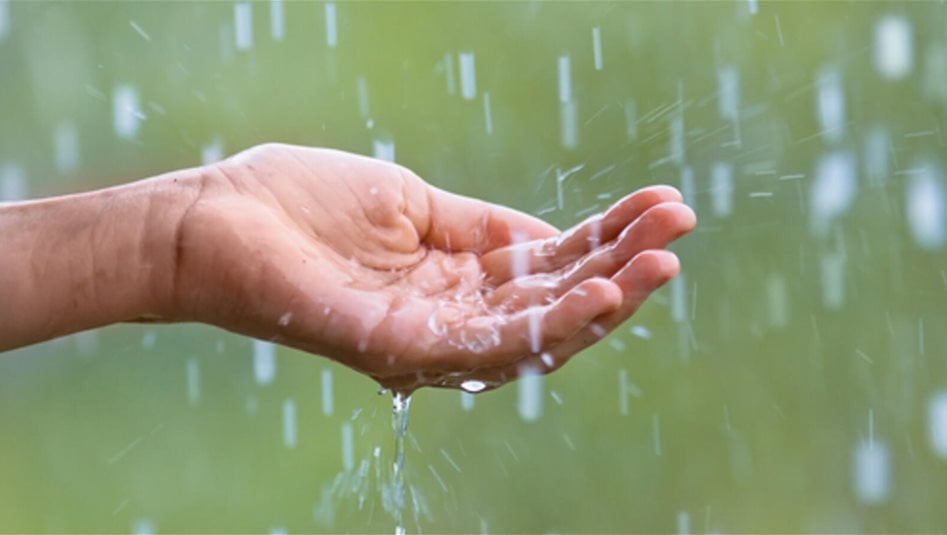 تساقط الأمطار في بعض مناطق بغداد