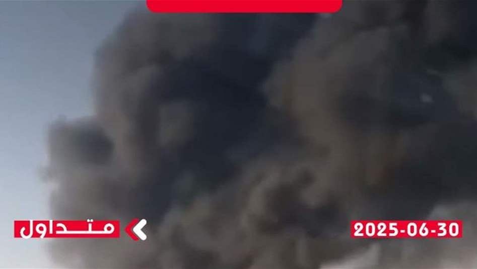 انقلاب صهريج واشتعاله جنوبي المثنى