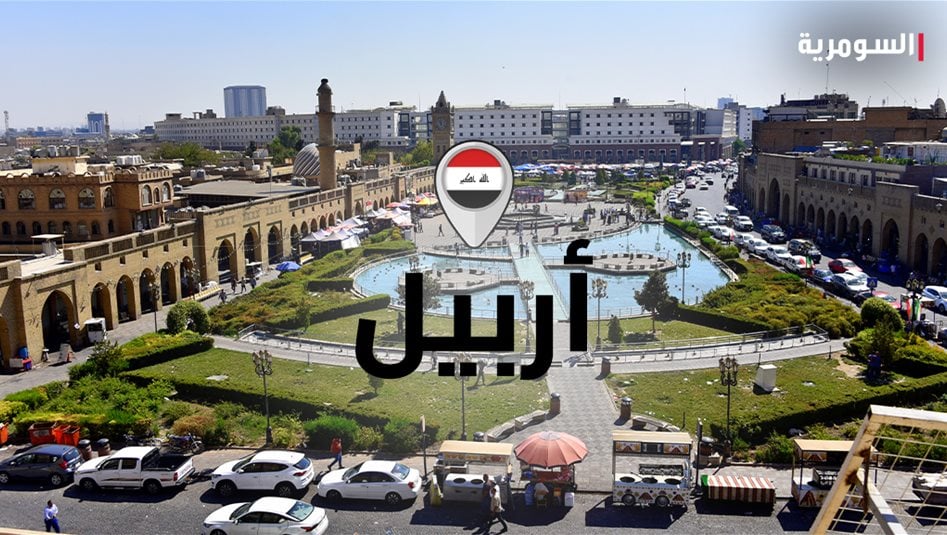 سقوط جسم غريب قرب مطار أربيل (فيديو)