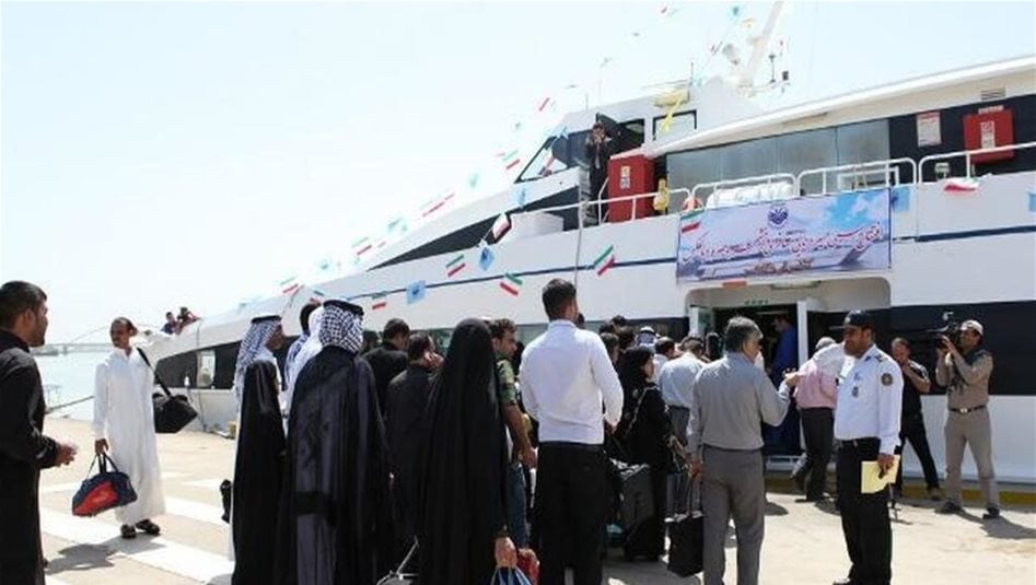 إيران تبدأ تشغيل خط بحري لنقل زوار الأربعين إلى البصرة